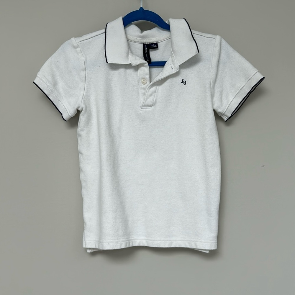White boys polo